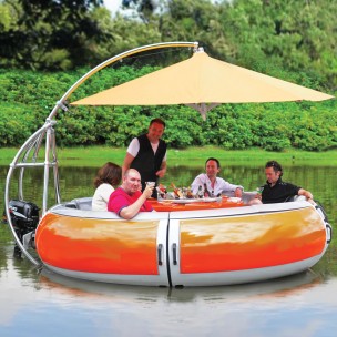 Doughnut Drinks Boat